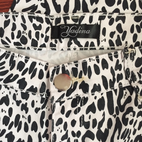 NWOT Leaopard Print Skinny Pants - Picture 3 of 7